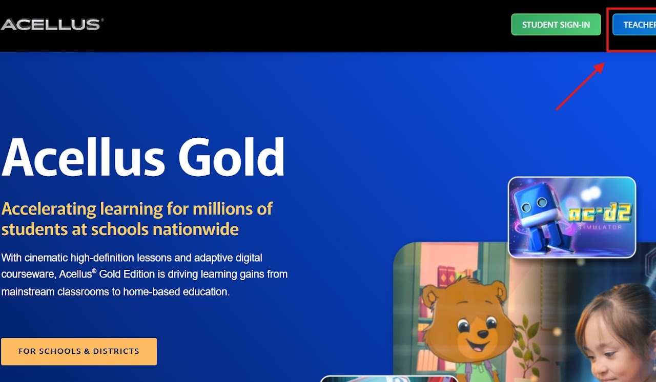 Acellus Parent Portal preview
